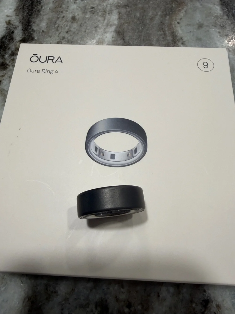 Oura Ring 4 Smart Health Ring by Oura - Size 9 stealth color